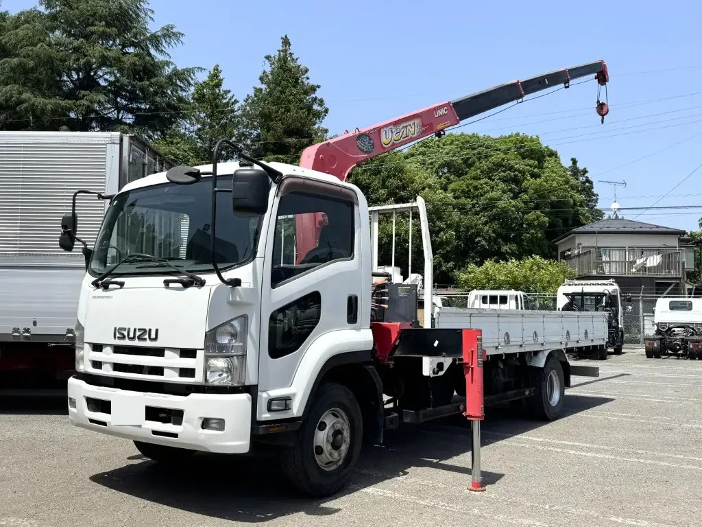いすゞ フォワード 中型/増トン クレーン付 アルミブロック 3段 の中古トラック【車両No.188711】
