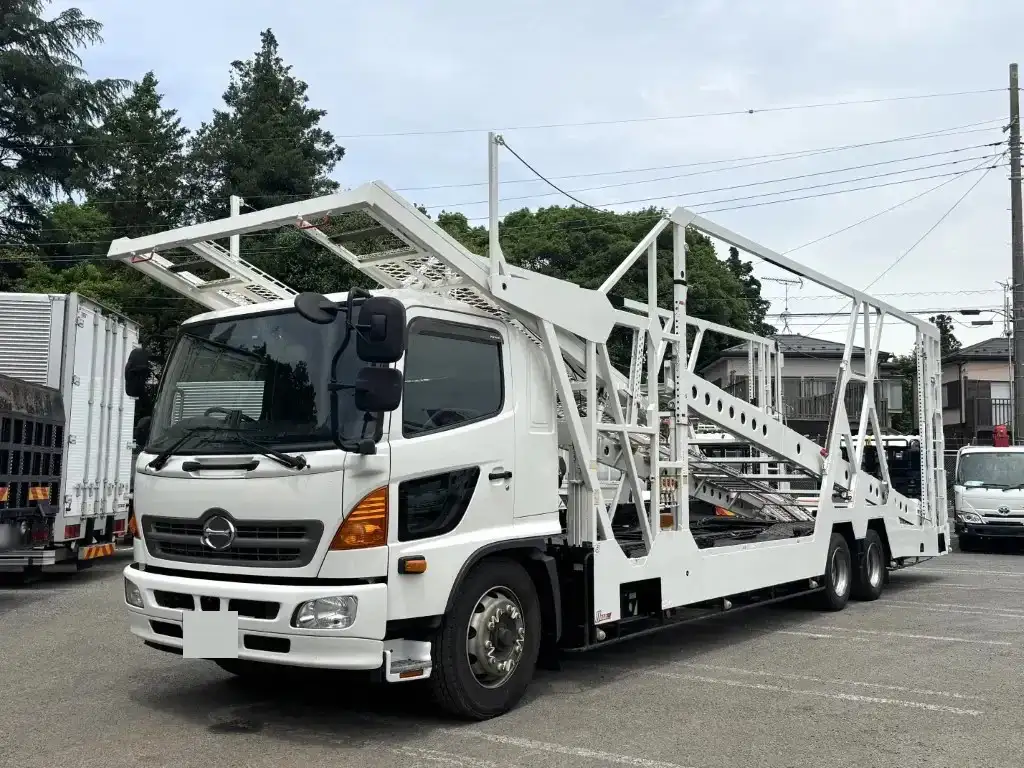 日野 レンジャー 中型/増トン 車両重機運搬 LDG-GK8JWAA H27の中古トラック画像1