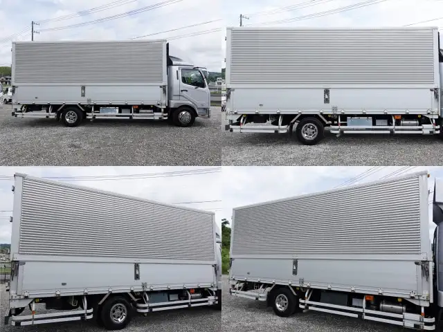 三菱 ファイター 中型/増トン ウイング 床鉄板 PA-FK71Fの中古トラック画像3