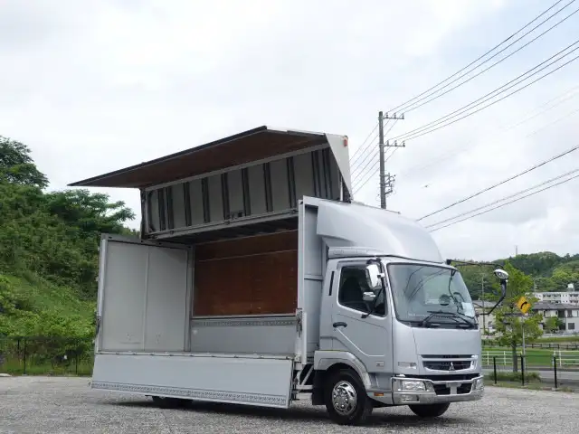 三菱 ファイター 中型/増トン ウイング 床鉄板 PA-FK71F の中古トラック【車両No.188925】