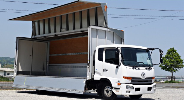 日産UD コンドル 中型/増トン ウイング エアサス ベッド の中古トラック【車両No.176232】