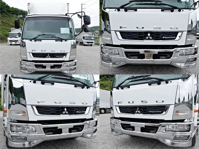 三菱 ファイター 中型/増トン ウイング ベッド QKG-FK62FZの中古トラック画像2