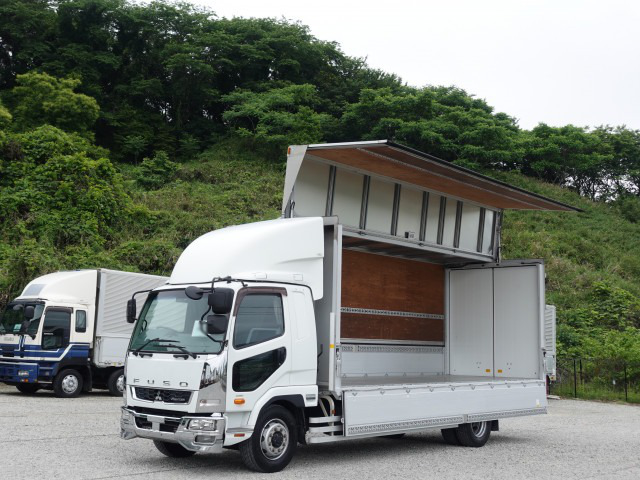 三菱 ファイター 中型/増トン ウイング 床鉄板 PA-FK71F の中古トラック【車両No.188925】
