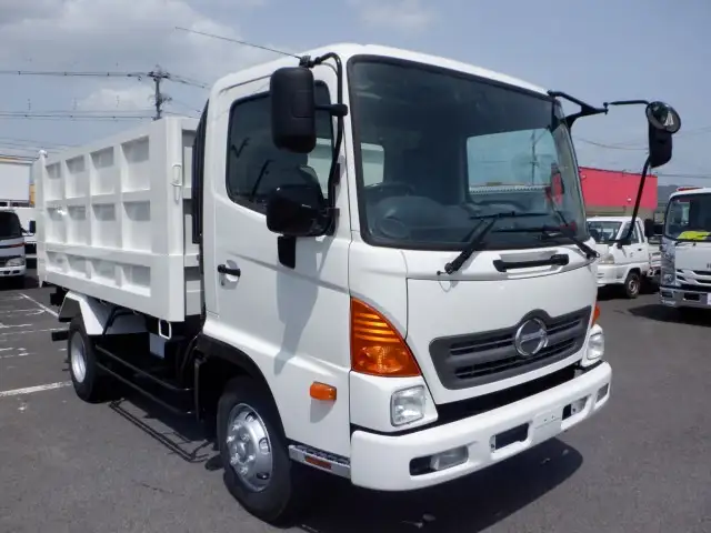 日野 レンジャー 中型/増トン ダンプ 土砂禁 ステンレス張りの中古トラック画像2