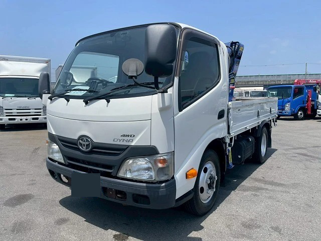 トヨタ ダイナ 小型 クレーン付 ショート TKG-XZU675
