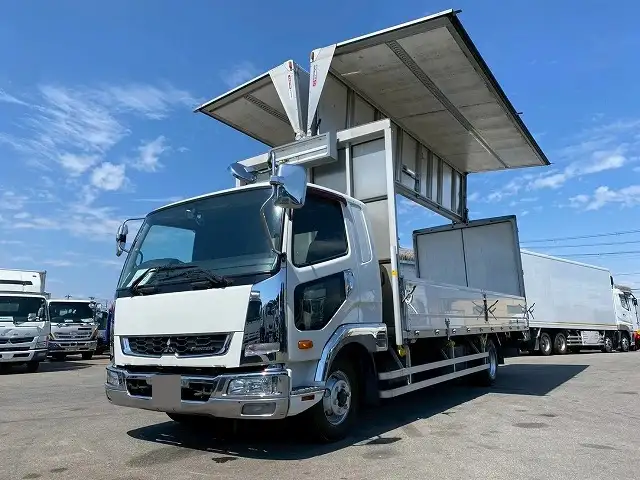 三菱 ファイター 中型/増トン ウイング エアサス ベッドの中古トラック画像5