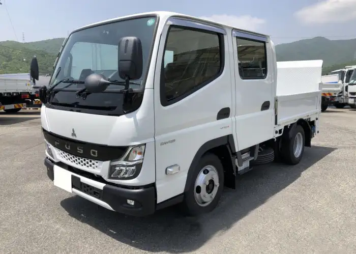三菱 キャンター 小型 平ボディ Wキャブ パワーゲート の中古トラック【車両No.189053】