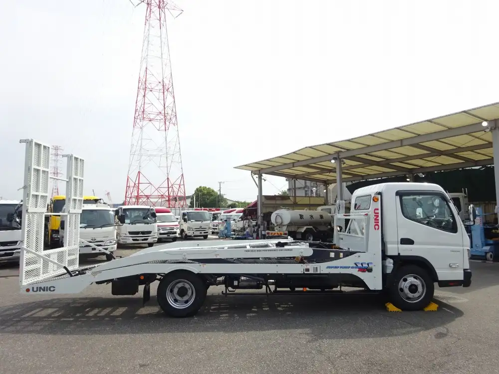 三菱 キャンター 小型 車両重機運搬 ラジコン ウインチの中古トラック画像5
