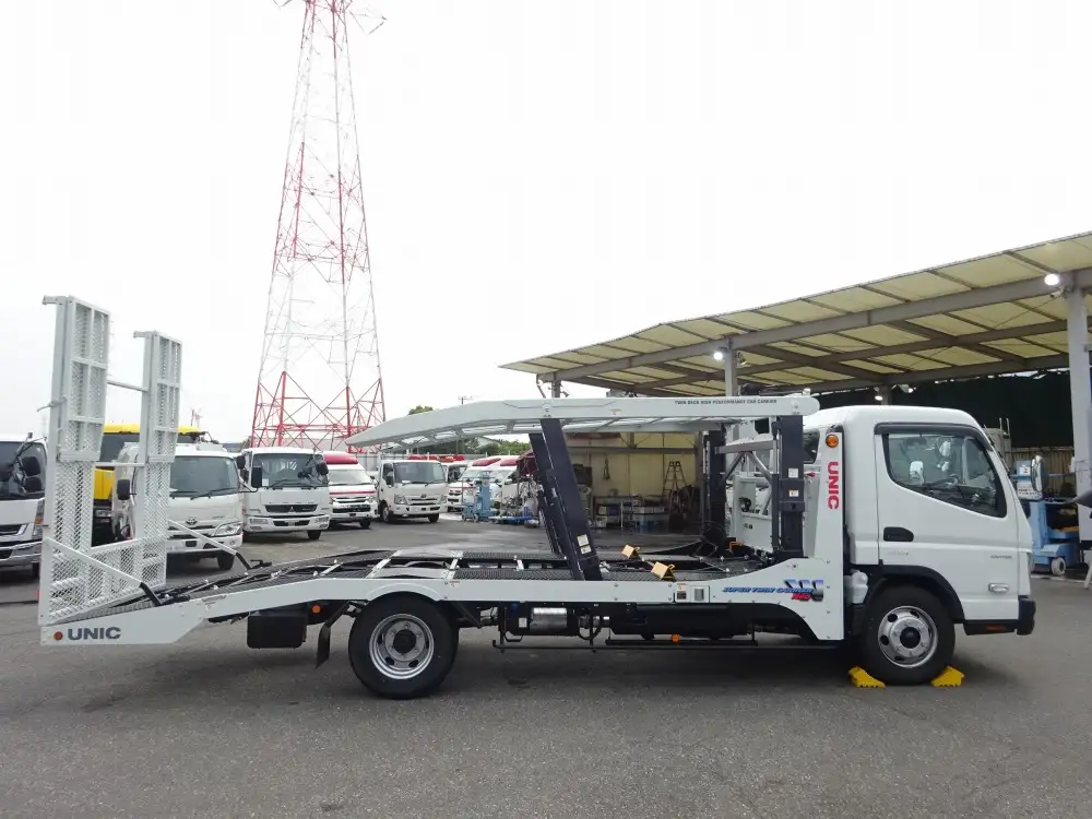 三菱 キャンター 小型 車両重機運搬 ラジコン ウインチの中古トラック画像4