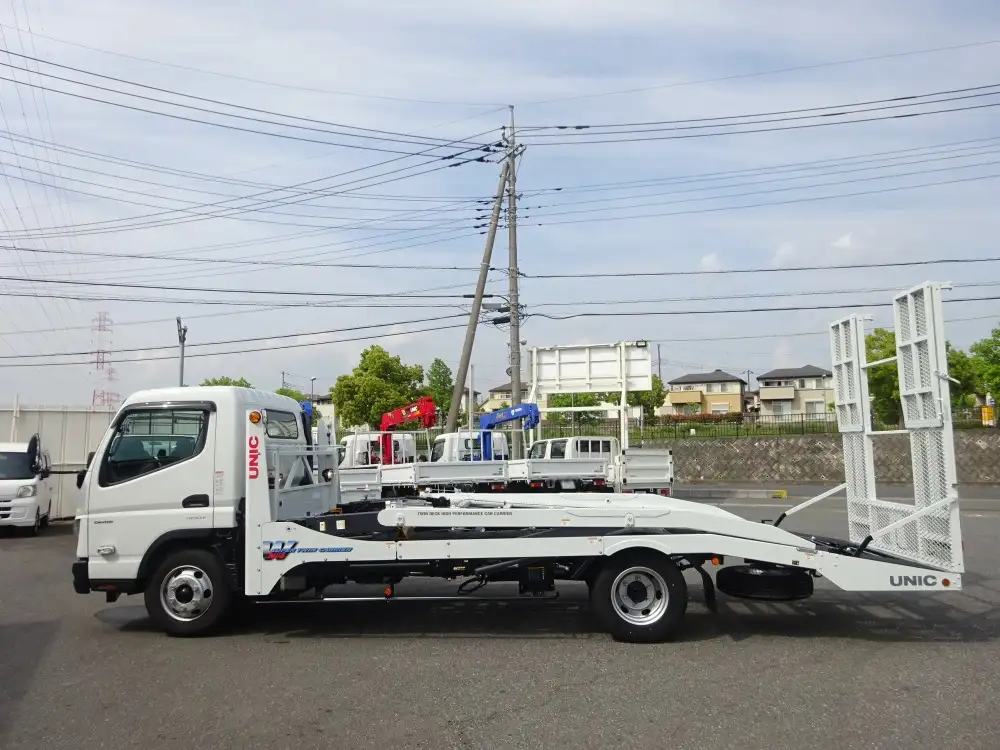 三菱 キャンター 小型 車両重機運搬 ラジコン ウインチの中古トラック画像8