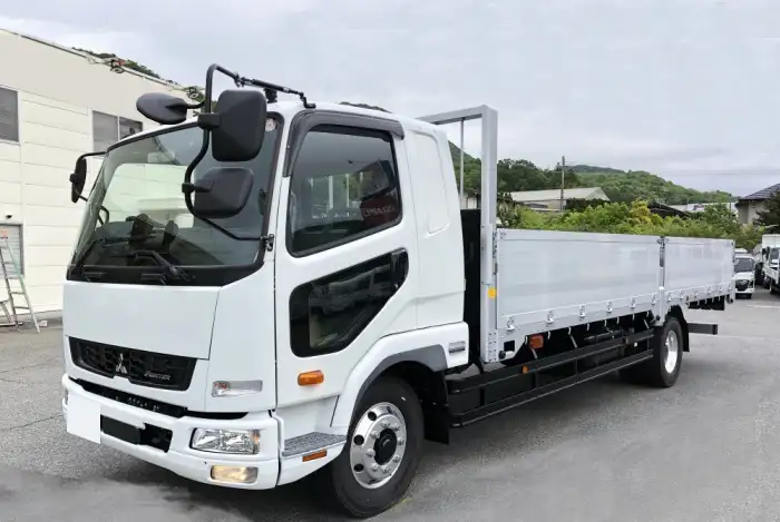 三菱 ファイター 中型/増トン 平ボディ アルミブロック ベッド の中古トラック【車両No.189069】