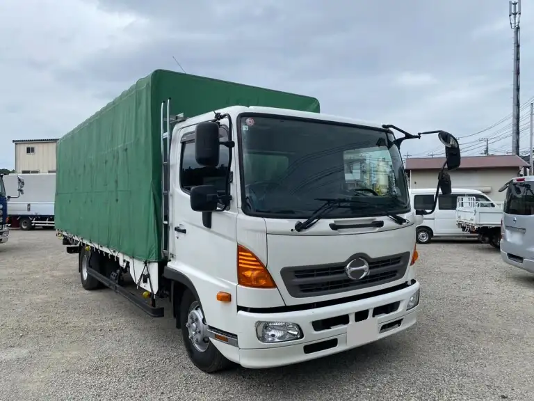 日野 レンジャー 中型/増トン 平ボディ 幌 TKG-FC9JKAAの中古トラック画像3