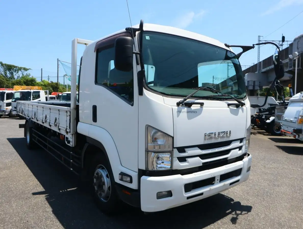 いすゞ フォワード 中型/増トン 平ボディ ベッド LPG-FTR90S2の中古トラック画像2