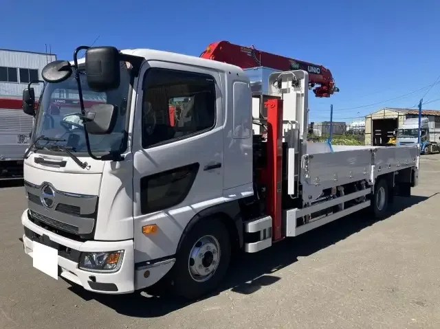 日野 レンジャー 中型/増トン 車両重機運搬 3段クレーン ラジコン の中古トラック【車両No.165941】