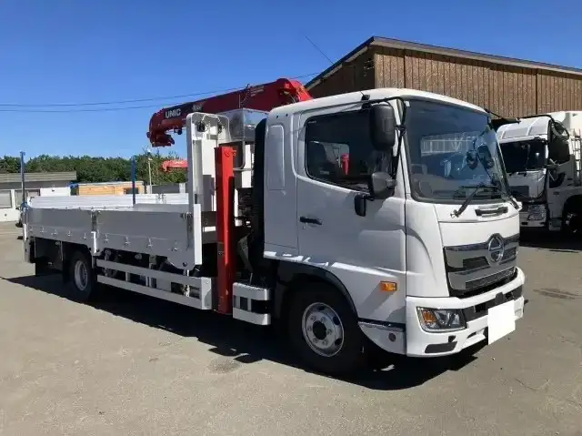 日野 レンジャー 中型/増トン 車両重機運搬 4段クレーン ラジコンの中古トラック画像2
