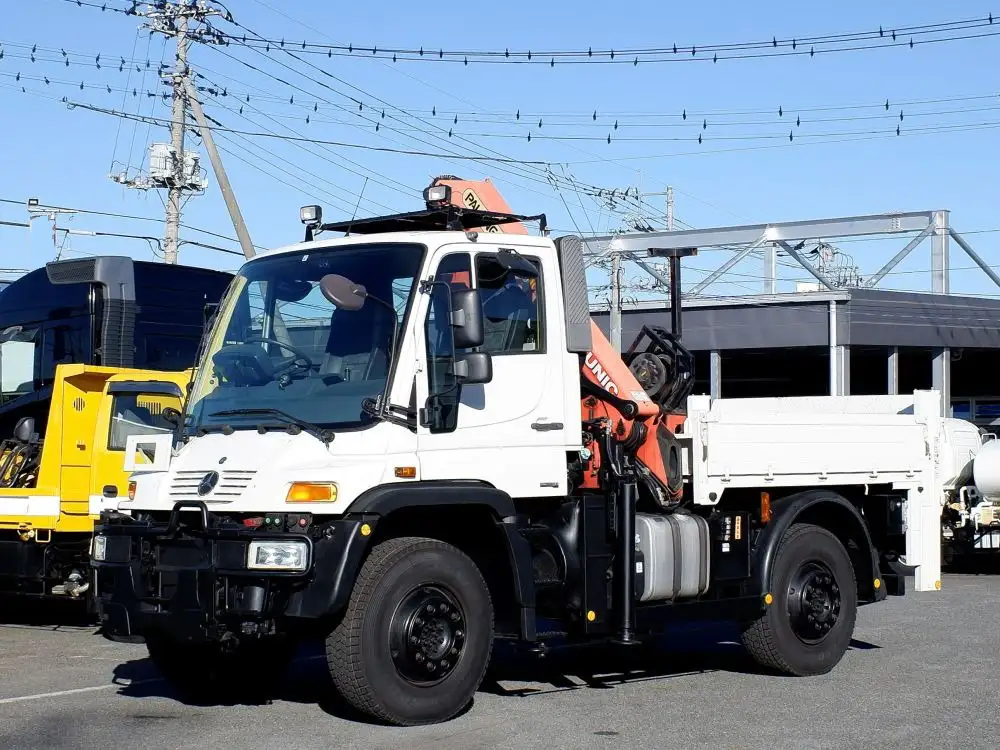 輸入車・その他 輸入車その他 中型/増トン クレーン付 ヒアブ パワーゲート の中古トラック【車両No.189032】