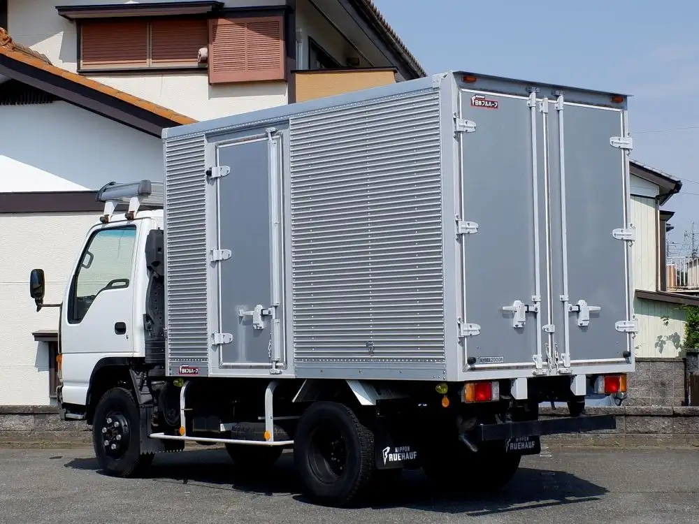 日産 アトラス 小型 アルミバン 床鉄板 サイドドアの中古トラック画像4