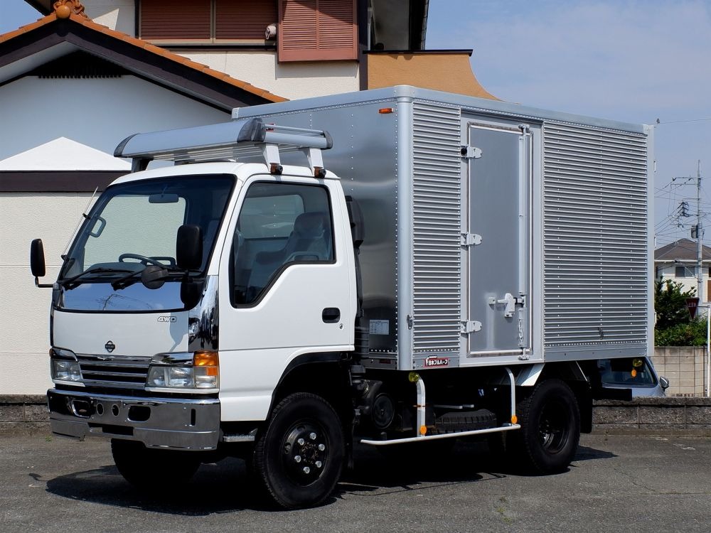 日産 アトラス 小型 アルミバン パワーゲート サイドドア の中古トラック【車両No.175160】