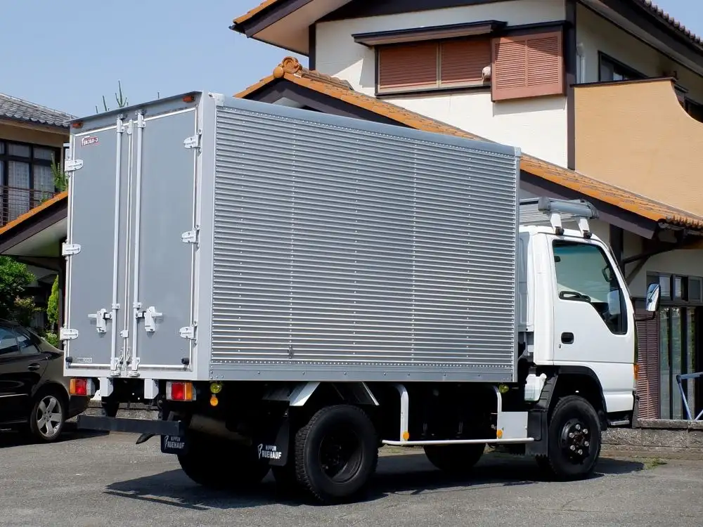 日産 アトラス 小型 アルミバン 床鉄板 サイドドアの中古トラック画像2