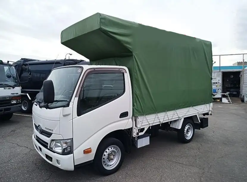 トヨタ トヨエース 小型 平ボディ 幌 LDF-KDY281の中古トラック画像1