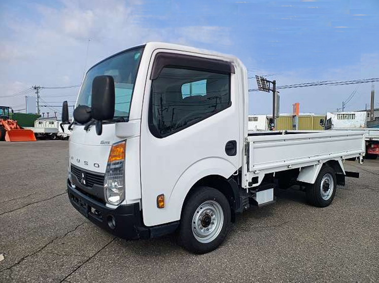 三菱 キャンター 小型 平ボディ Wキャブ パワーゲート の中古トラック【車両No.184829】