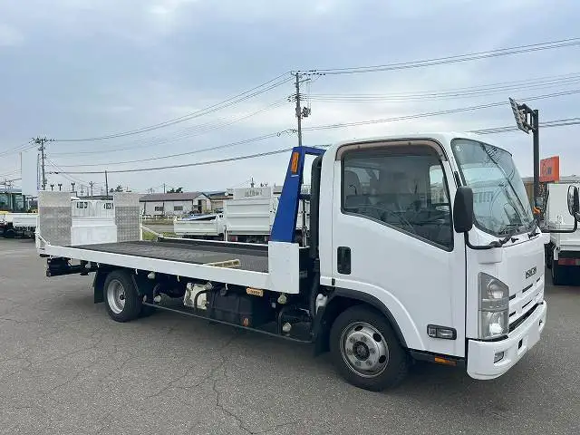 いすゞ エルフ 小型 車両重機運搬 ラジコン ウインチの中古トラック画像2