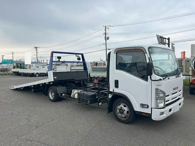 いすゞ エルフ 小型 車両重機運搬 ラジコン ウインチの中古トラック画像6