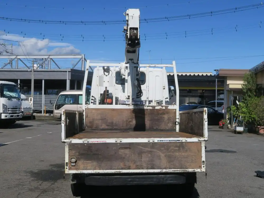 三菱 キャンター 小型 クレーン付 床鉄板 3段の中古トラック画像7