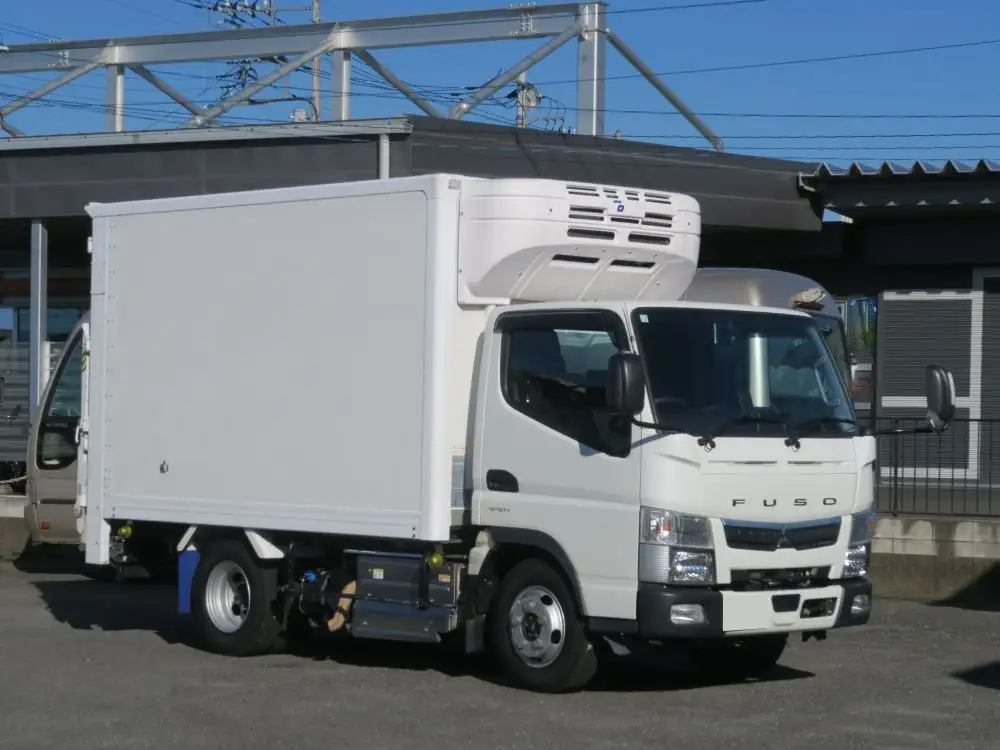 三菱 キャンター 小型 冷凍冷蔵 低温 パワーゲートの中古トラック画像2