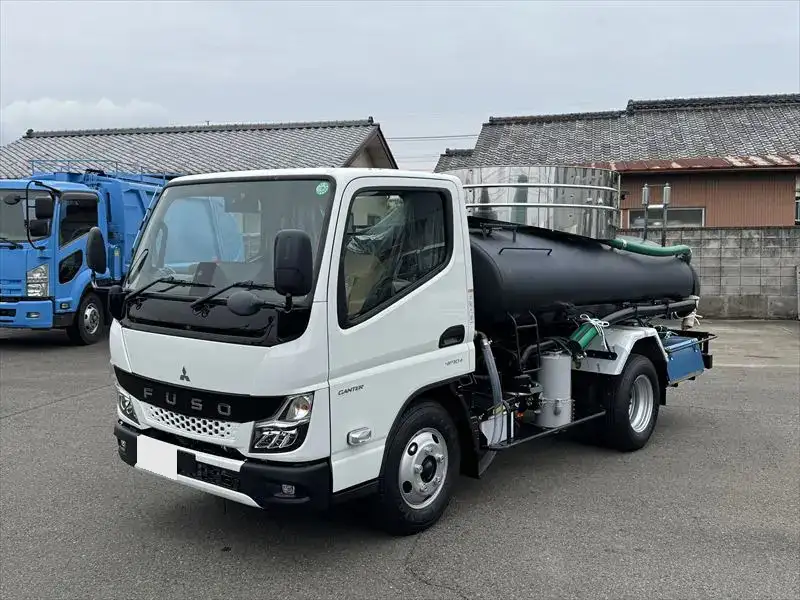 三菱 キャンター 小型 タンク車 バキューム 2RG-FEAV0の中古トラック画像1