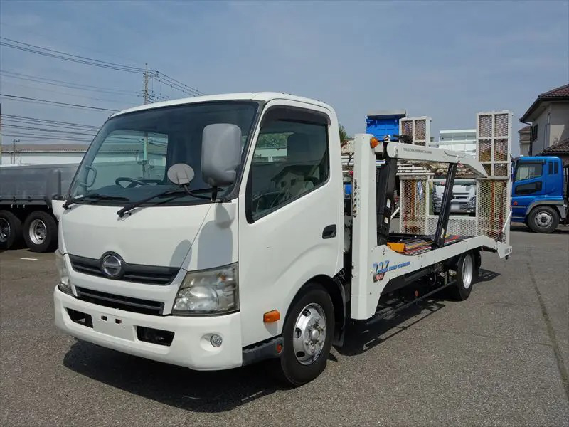 日野 デュトロ 小型 車両重機運搬 キャリアカー SDG-XZU720M