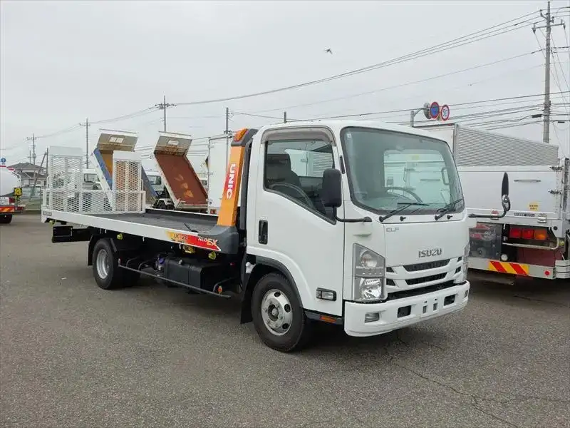 いすゞ エルフ 小型 車両重機運搬 ラジコン ウインチの中古トラック画像2
