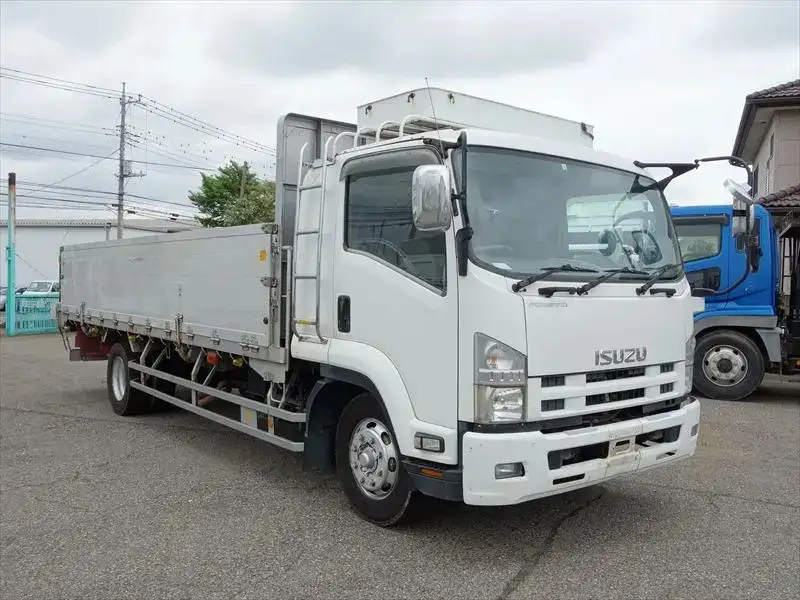 いすゞ フォワード 中型/増トン 平ボディ 床鉄板 アルミブロックの中古トラック画像2