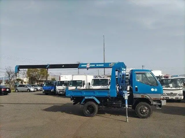 三菱 キャンター 小型 ダンプ クレーン付き KC-FG538BDの中古トラック画像4