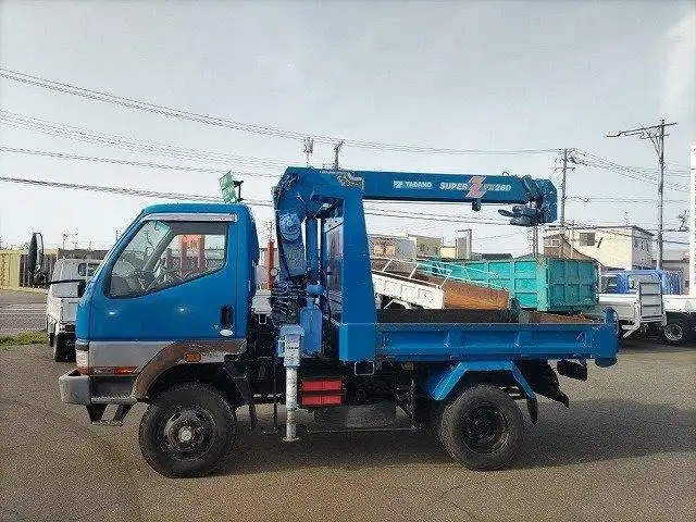 三菱 キャンター 小型 ダンプ クレーン付き KC-FG538BDの中古トラック画像8