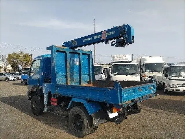 三菱 キャンター 小型 ダンプ クレーン付き KC-FG538BDの中古トラック画像7