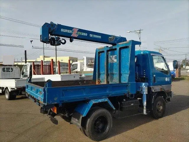 三菱 キャンター 小型 ダンプ クレーン付き KC-FG538BDの中古トラック画像5