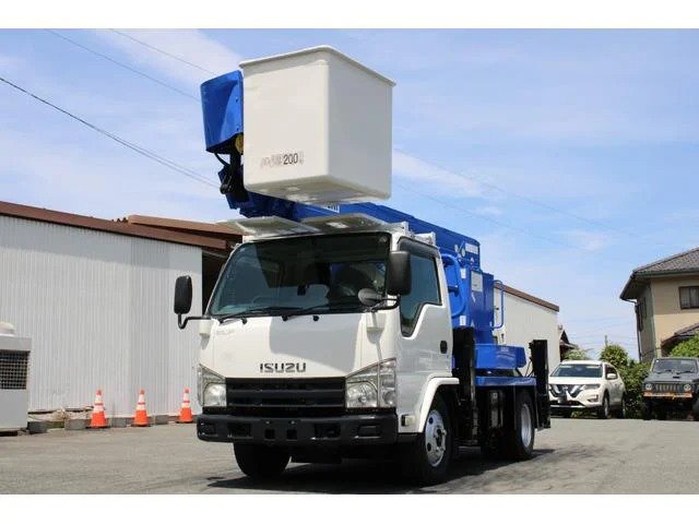 いすゞ エルフ 小型 高所・建柱車 高所作業車 BDG-NKR85N の中古トラック【車両No.189175】