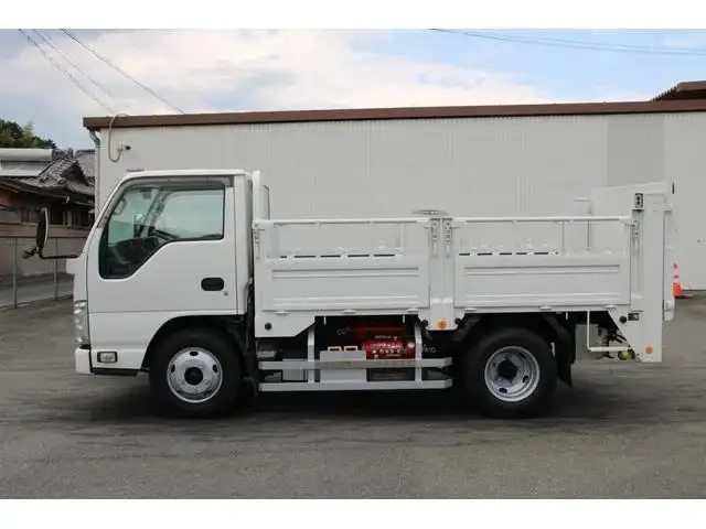 いすゞ エルフ 小型 平ボディ パワーゲート 床鉄板の中古トラック画像3