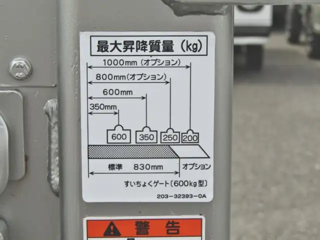 日産 アトラス 小型 平ボディ Wキャブ パワーゲートの中古トラック画像9