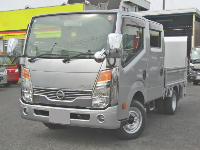 日産 アトラス 小型 平ボディ Wキャブ パワーゲートの中古トラック画像1