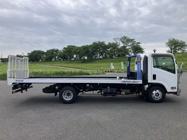 いすゞ エルフ 小型 車両重機運搬 ラジコン ウインチの中古トラック画像3