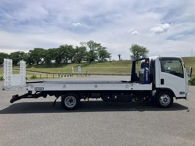いすゞ エルフ 小型 車両重機運搬 ラジコン ウインチの中古トラック画像2
