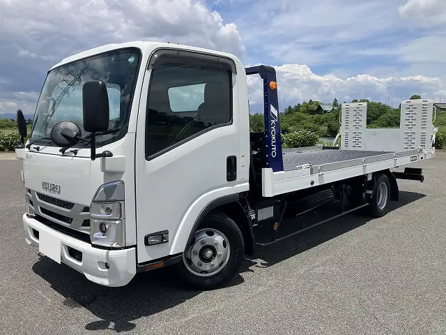 いすゞ エルフ 小型 車両重機運搬 ラジコン ウインチの中古トラック画像1