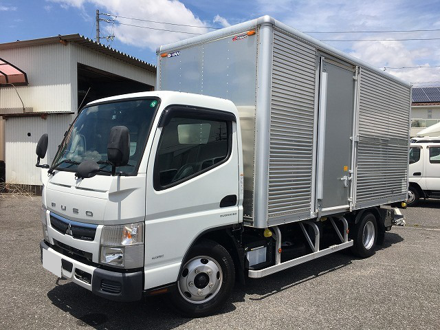 三菱 キャンター 小型 アルミバン パワーゲート 床鉄板 の中古トラック【車両No.149750】