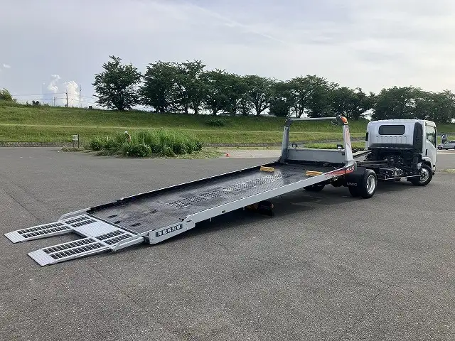 いすゞ エルフ 小型 車両重機運搬 ラジコン ウインチの中古トラック画像7
