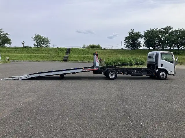 いすゞ エルフ 小型 車両重機運搬 ラジコン ウインチの中古トラック画像6