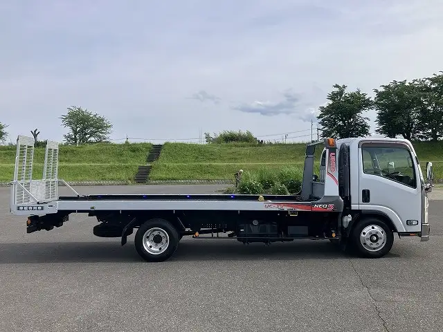 いすゞ エルフ 小型 車両重機運搬 ラジコン ウインチの中古トラック画像3