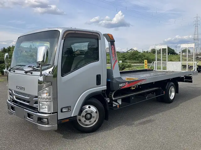 いすゞ エルフ 小型 車両重機運搬 ラジコン ウインチの中古トラック画像1