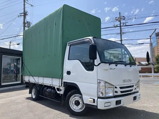 いすゞ エルフ 小型 平ボディ 幌 TRG-NHR85Aの中古トラック画像2